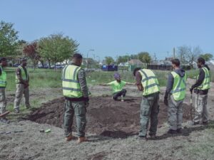 At Ecotone, we offer opportunities for volunteers to participate in community wellness through woodworking workshops, gardening activities, and art contests.